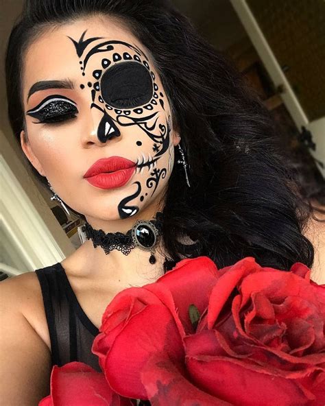 maquillaje de la muerte para mujer